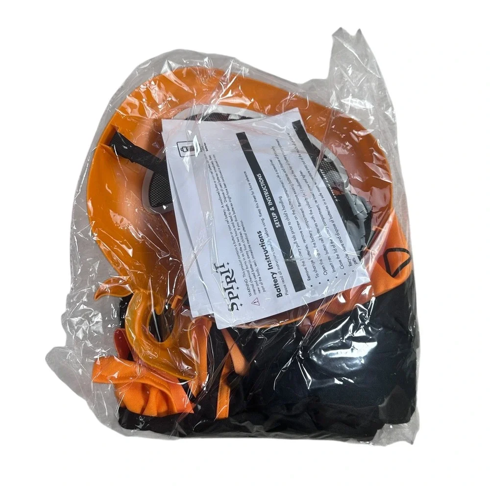 Fortnite Punk Jack O Lantern Costume Youth XL 14-16 Jumpsuit Mask Socks Light Up - Picture 6 of 9